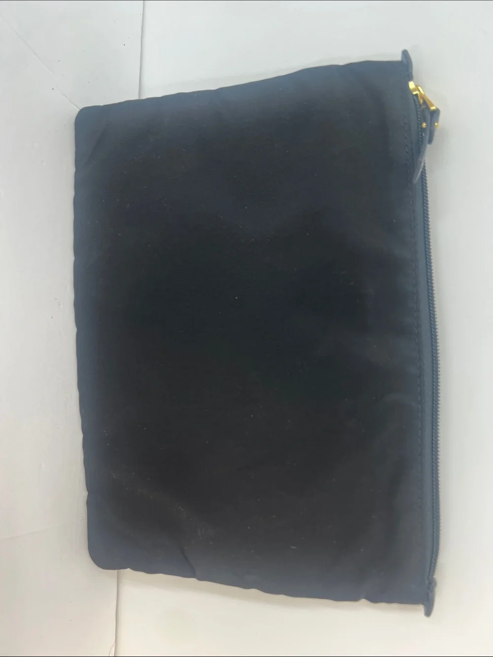 TUMI Black Nylon Zip Pouch